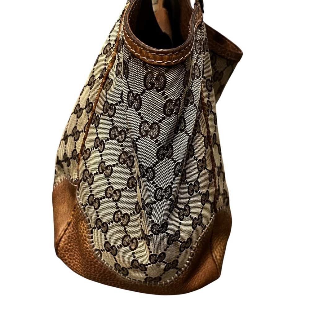 Gucci Brown and Tan Shoulder Bag - Picture 10 of 15